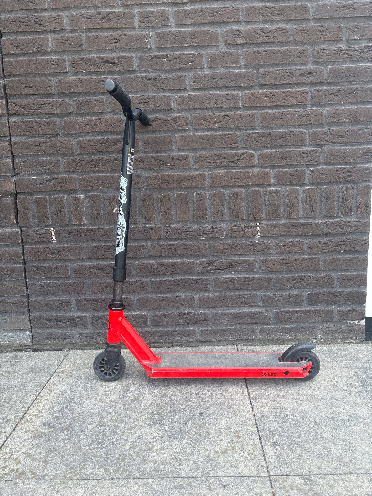 Rode stuntstep - Gebruikt, Fietsen en Brommers, Steps, Ophalen, Gebruikt, Gewone step