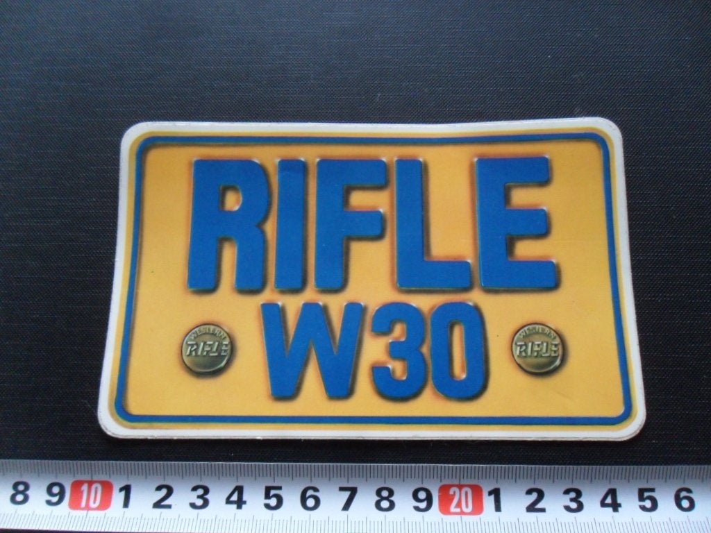 sticker RIFLE  W30, Ophalen of Verzenden, Zo goed als nieuw