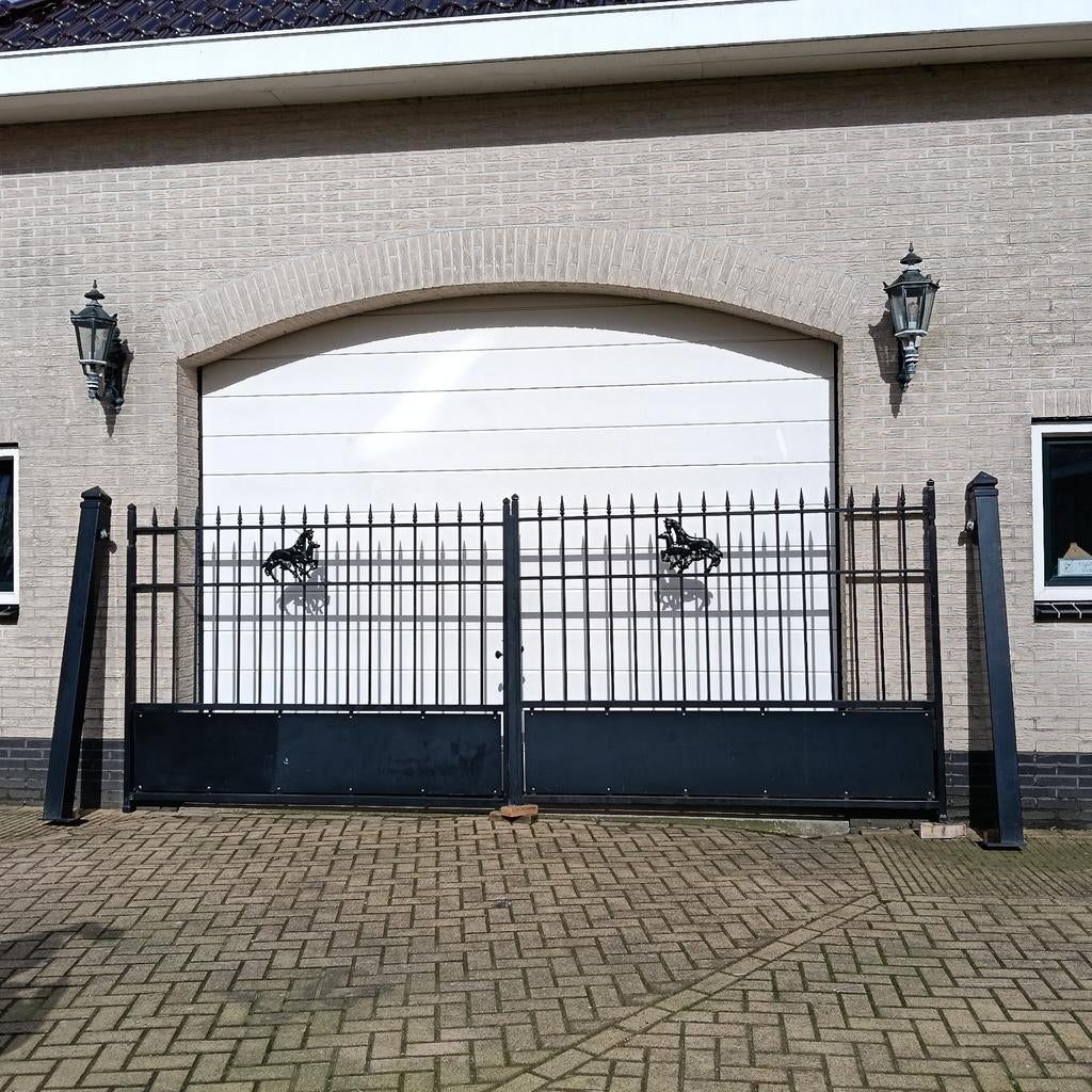 Super mooi zwart sierhekwerk, Ophalen, 100 tot 150 cm, IJzer, 200 cm of meer