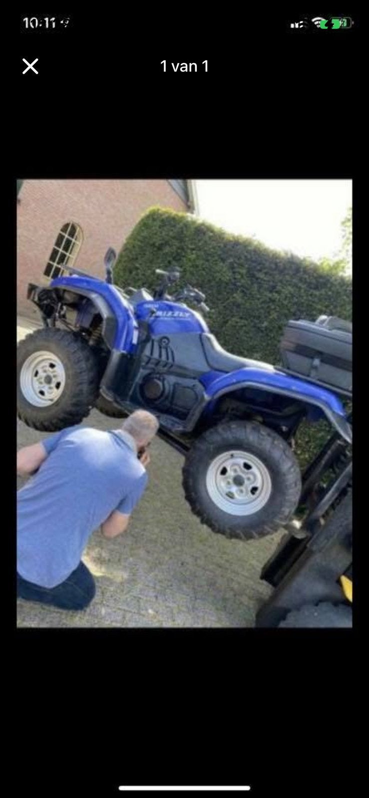 2x yamaha grizzly frame 125/350cc quad, Ophalen of Verzenden