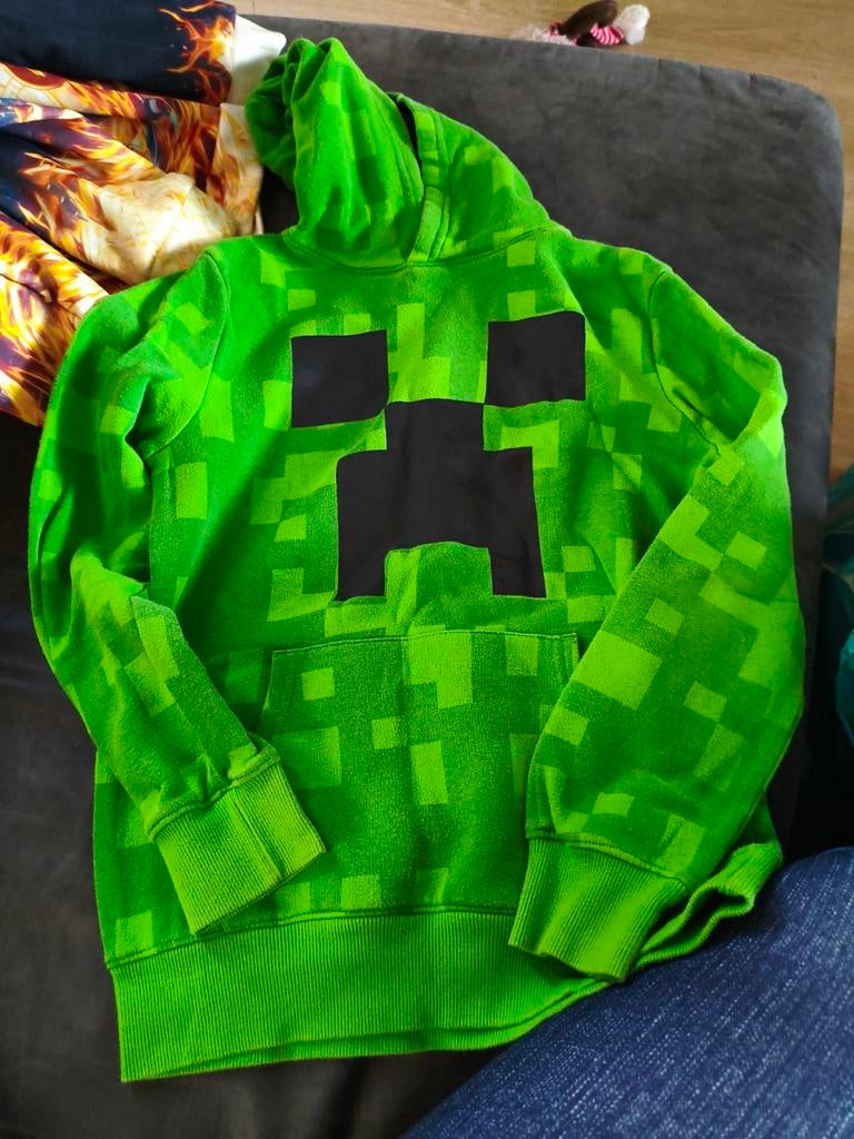 Minecraft hoodie maat 134/140, Kinderen en Baby's, Kinderkleding | Maat 134, Ophalen of Verzenden