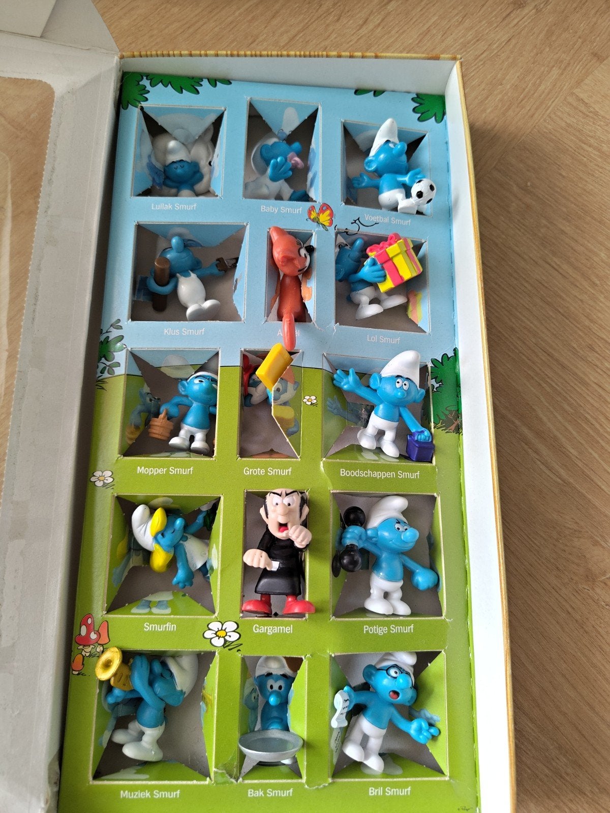 Albert Heijn Smurfen Collectie 2008 - Beschadigde Doos, Verzamelen, Ophalen of Verzenden, Gebruikt, Verschillende Smurfen, Poppetje, Figuurtje of Knuffel