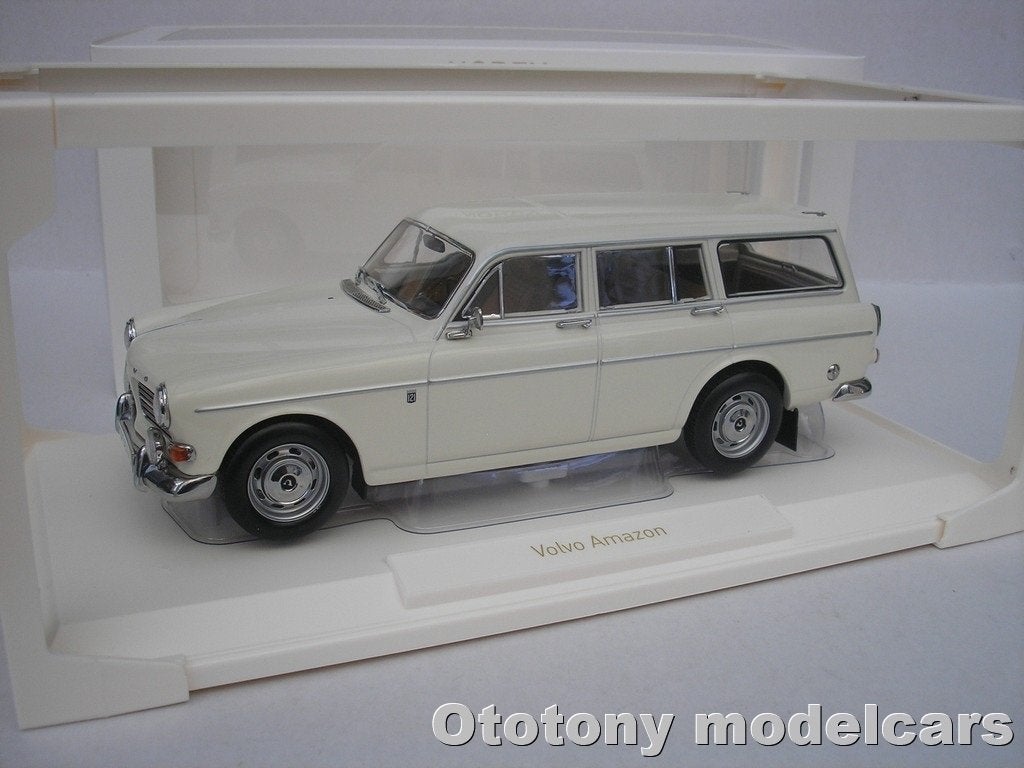Volvo Amazon Break 1968 Wit 1/18 Norev, Ophalen of Verzenden, Nieuw, Auto, Norev