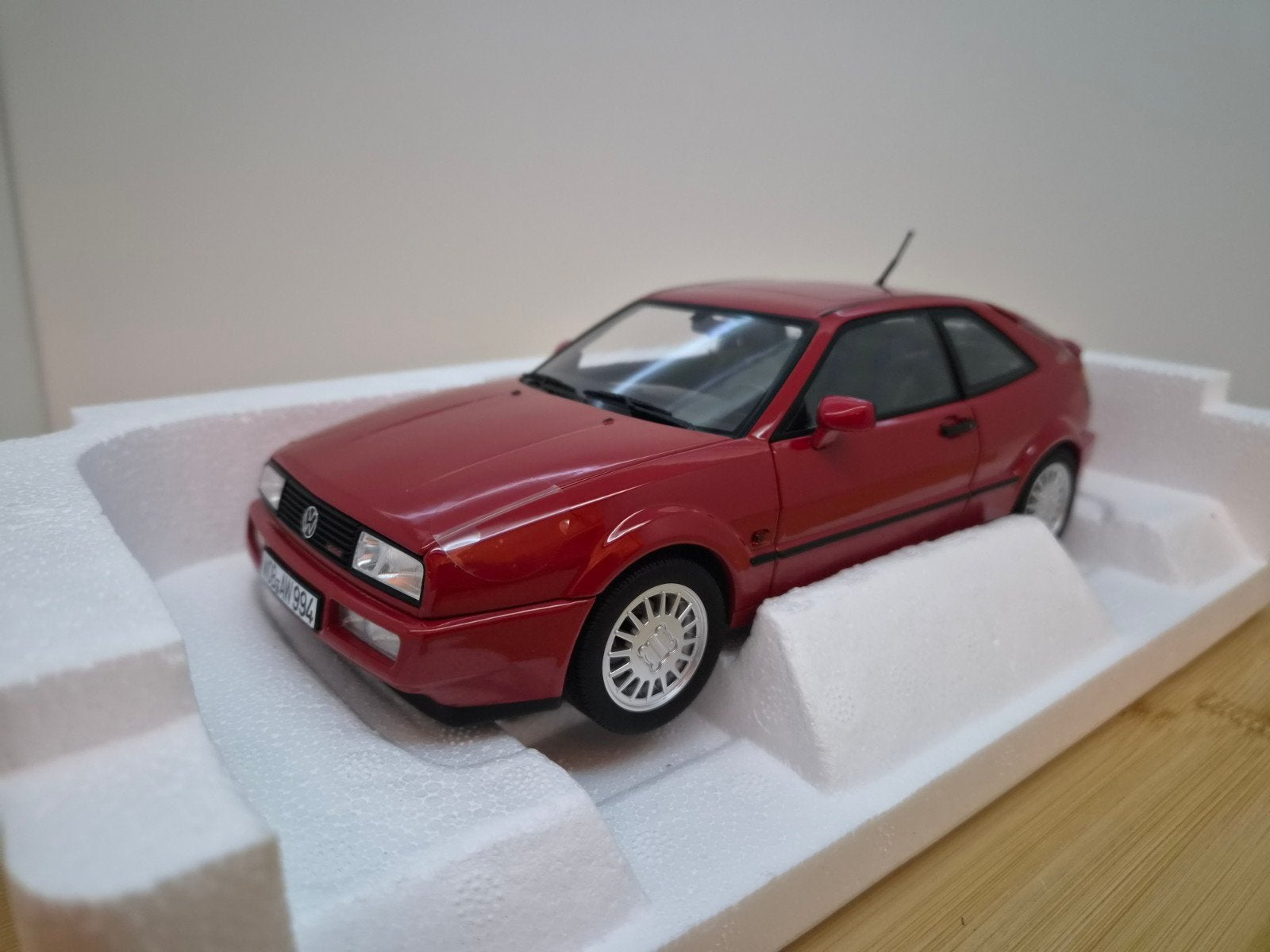 Norev Volkswagen Corrado G60 1:18 Rood Limited Edition, Hobby en Vrije tijd, G, Auto, Nieuw, Norev