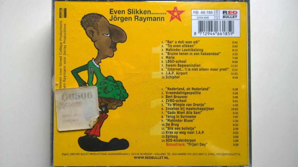 Jörgen Raymann - Even Slikken, Ophalen of Verzenden, Zo goed als nieuw