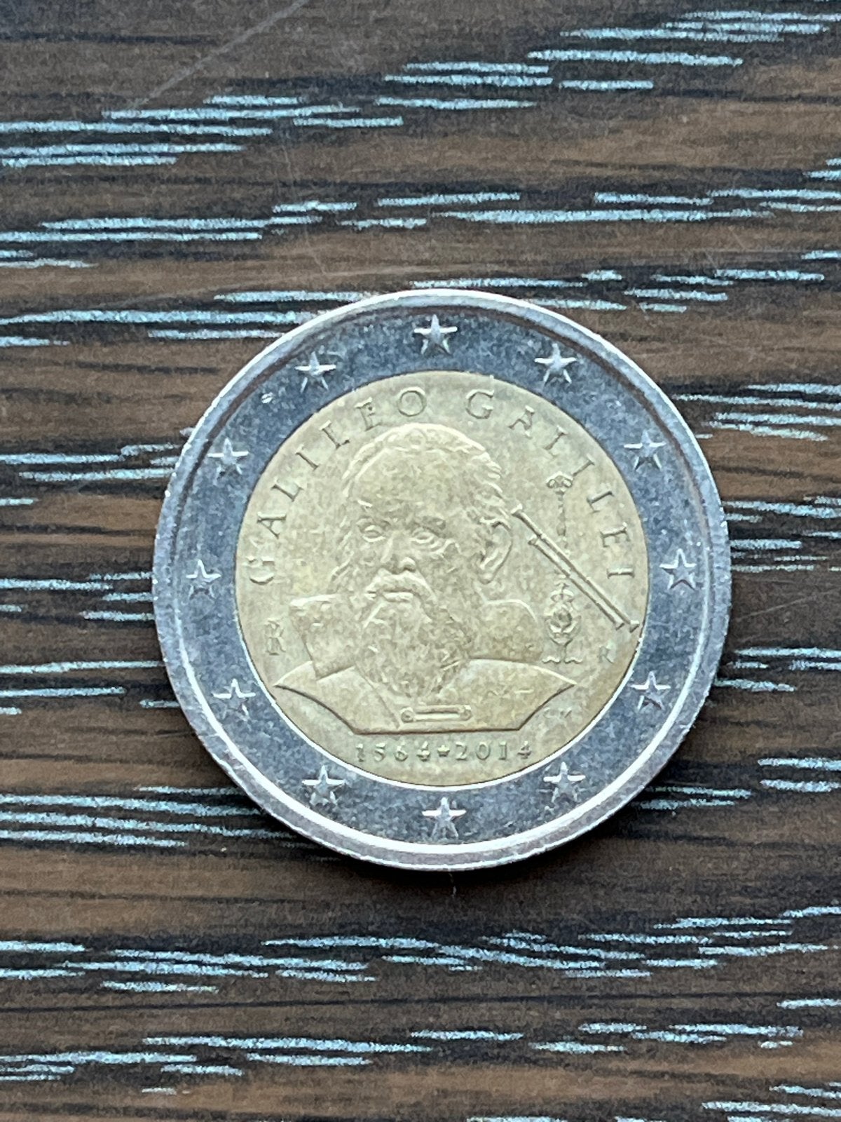 2 Euro munt Galileo Galilei 1564-2014, Ophalen of Verzenden, Italië, 2 euro, Losse munt
