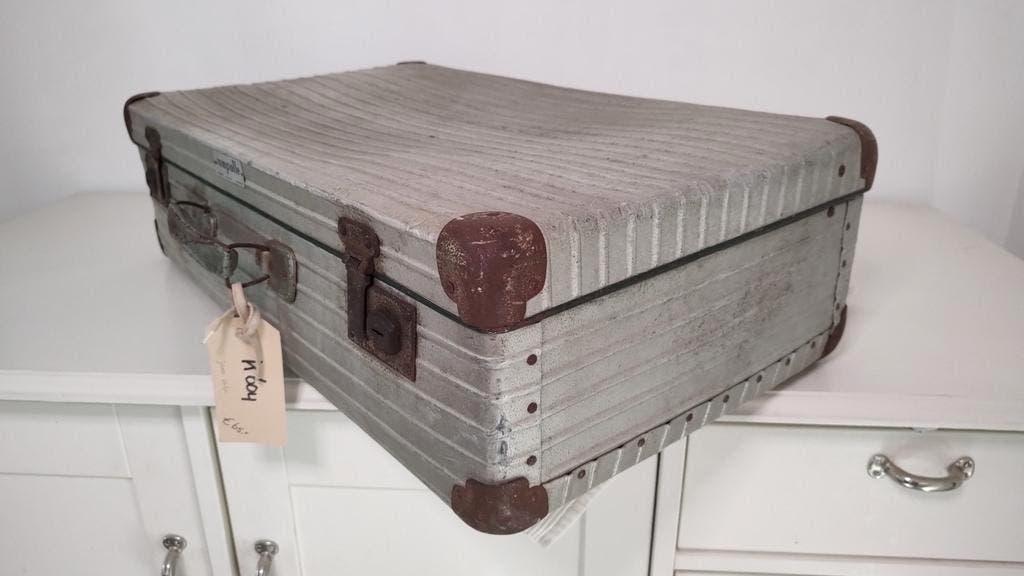 K604 VINTAGE aluminium koffer ZUMPOLLE 64 x 39 x 18 cm, Sieraden, Tassen en Uiterlijk, Koffers, 60 tot 70 cm, 2e hands, Gebruikt