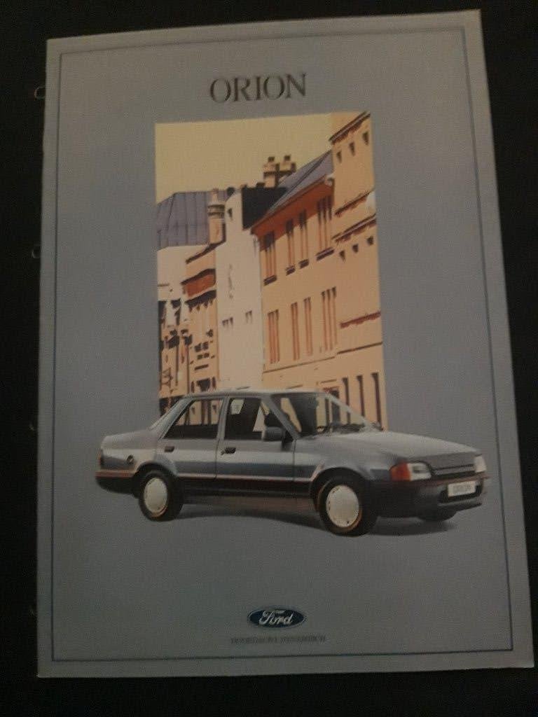Folder Ford Orion modeljaar 1990 - incl CVT Transmatic, Ophalen of Verzenden, Zo goed als nieuw, Ford