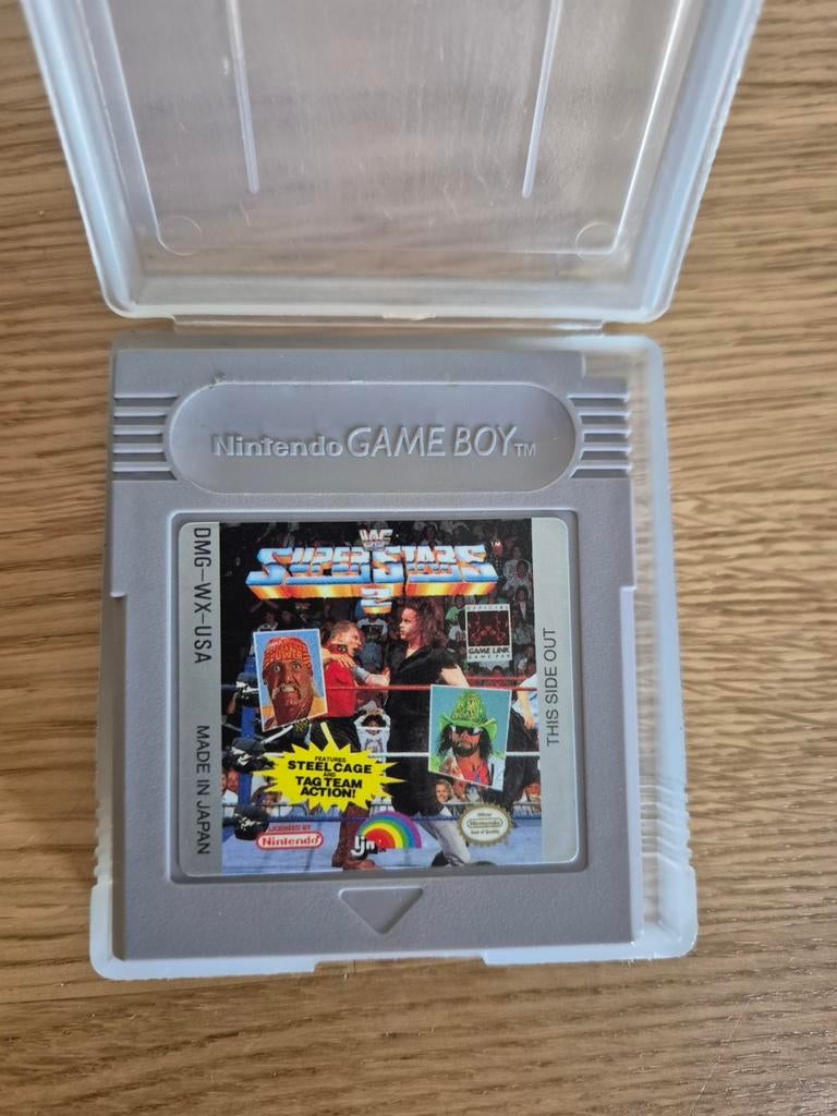 WWF Superstars Game Boy - Klassieke Wrestling Actie!, Gebruikt, Vechten, 1 speler, Ophalen of Verzenden