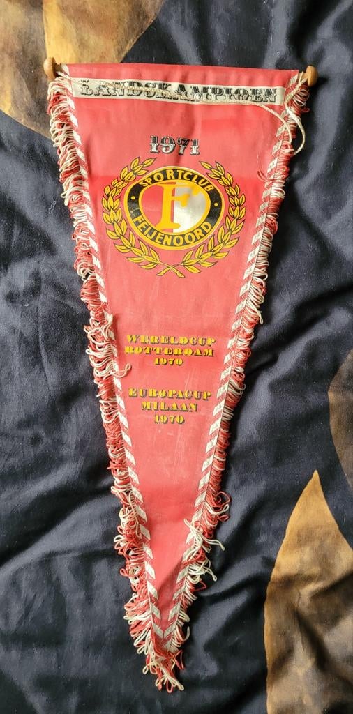 Feyenoord vaantjes., Verzamelen, Ophalen of Verzenden, Gebruikt, Feyenoord, Vaantje of Sjaal