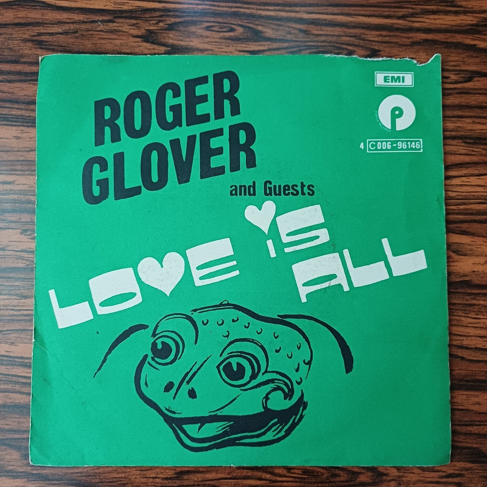 Roger Glover and Guests - Love Is All, Gebruikt, 7 inch, Ophalen of Verzenden, Pop