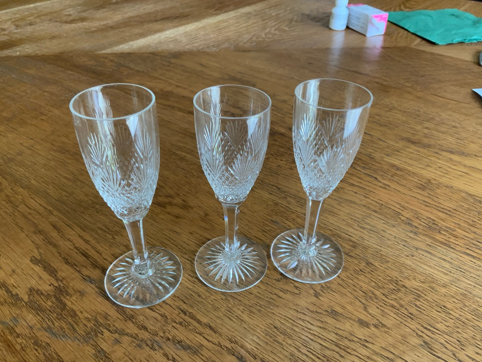 Set van 3 antieke borrelglaasjes, begin 20e eeuw, Ophalen of Verzenden