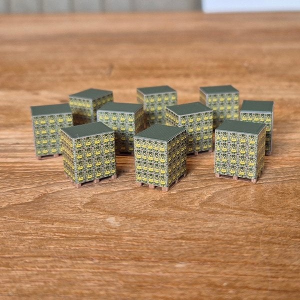 Pallet met Blikken Augurk – 1-87 – Set van 2,4,6 of 10, Ophalen of Verzenden, Nieuw, Bus of Vrachtwagen, Overige merken
