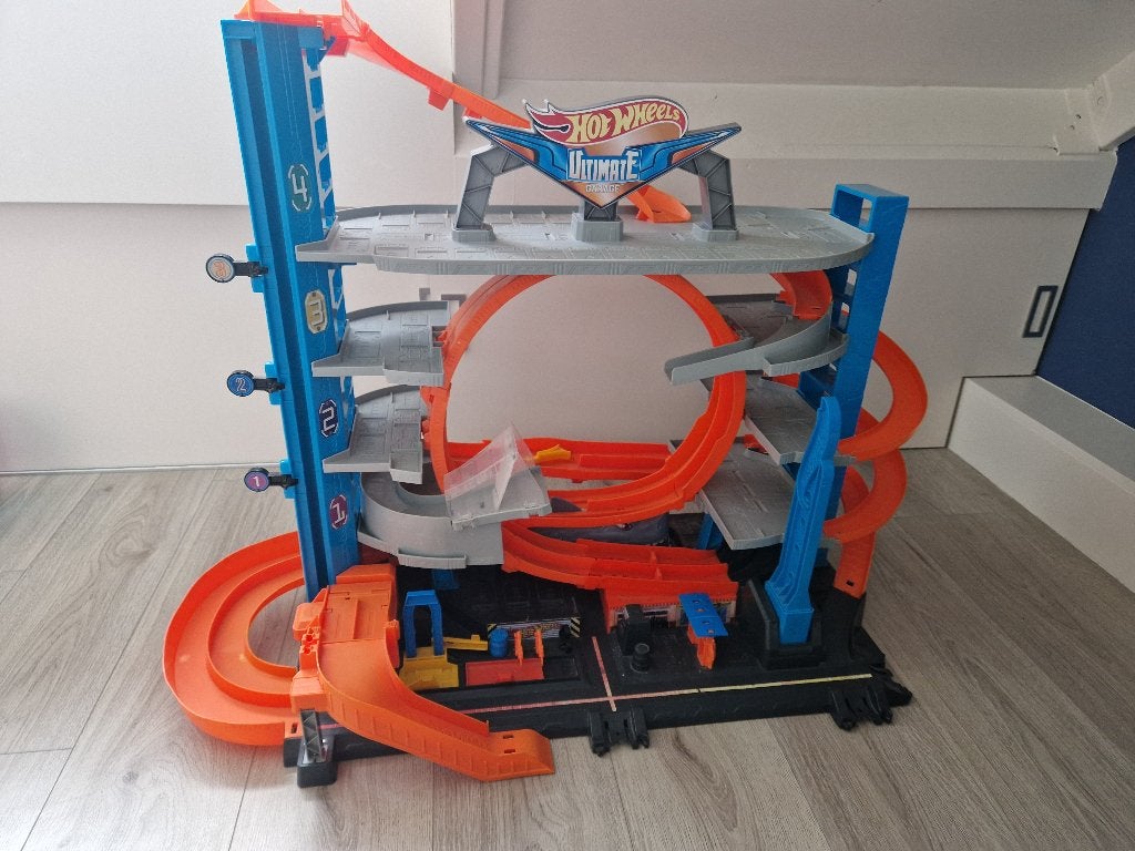 Hot Wheels Ultimate garage shark, Ophalen, Gebruikt, Hot Wheels, Met looping