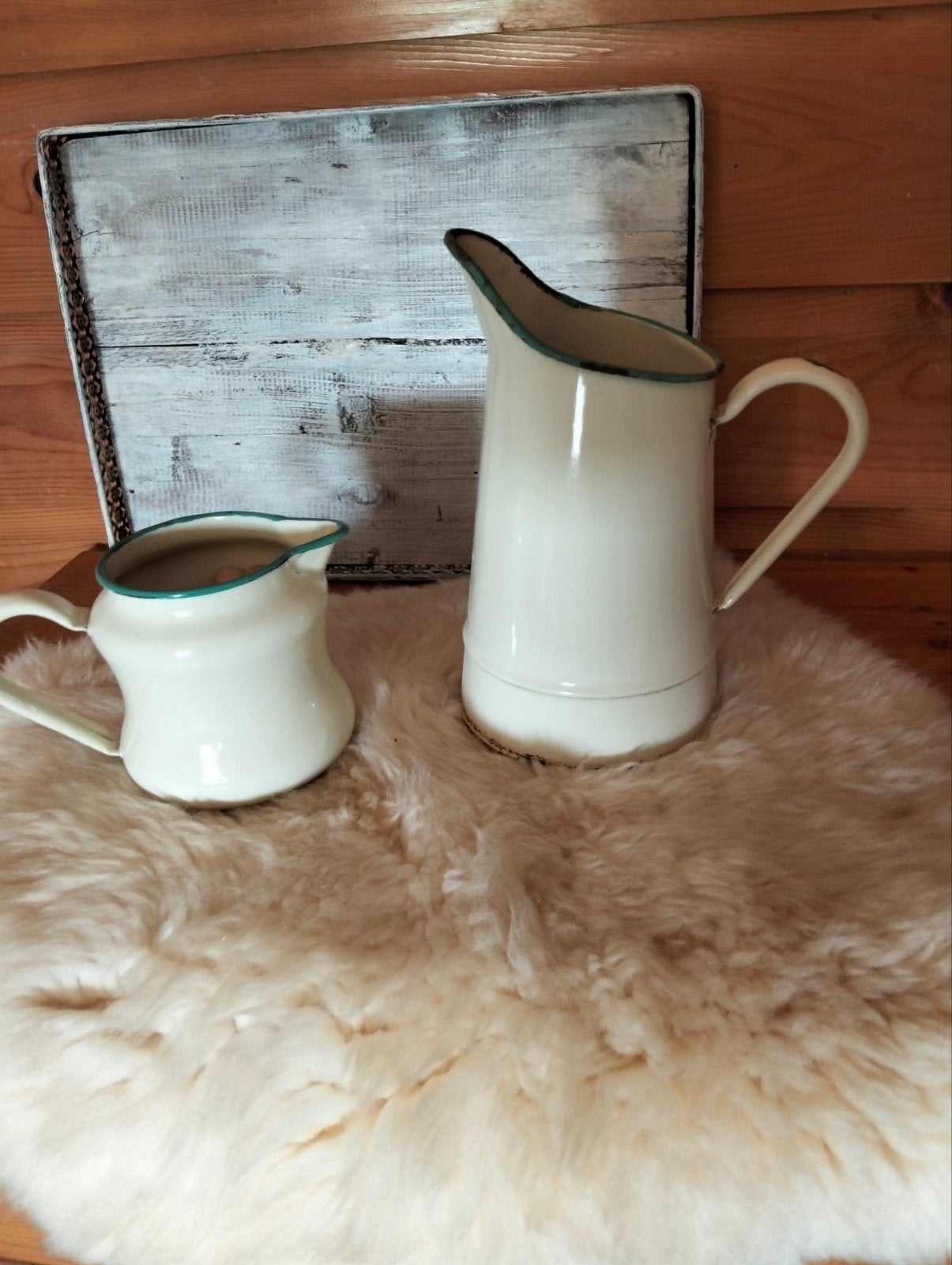 Emaille kannetjes, Antiek en Kunst, Antiek | Emaille, Ophalen of Verzenden