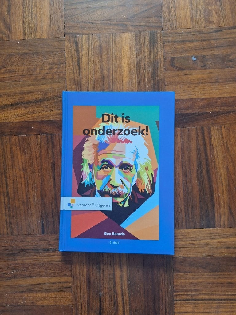 Dit is onderzoek!, Boeken, Zo goed als nieuw, Noordhoff Uitgevers, Beta, HBO