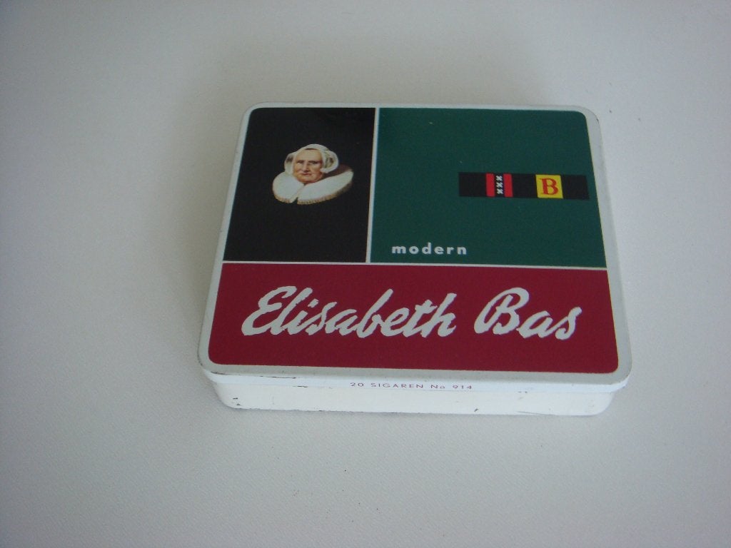 blik voor 20 sigaren elisabeth bas, Ophalen of Verzenden, Zo goed als nieuw, Overige, Overige merken