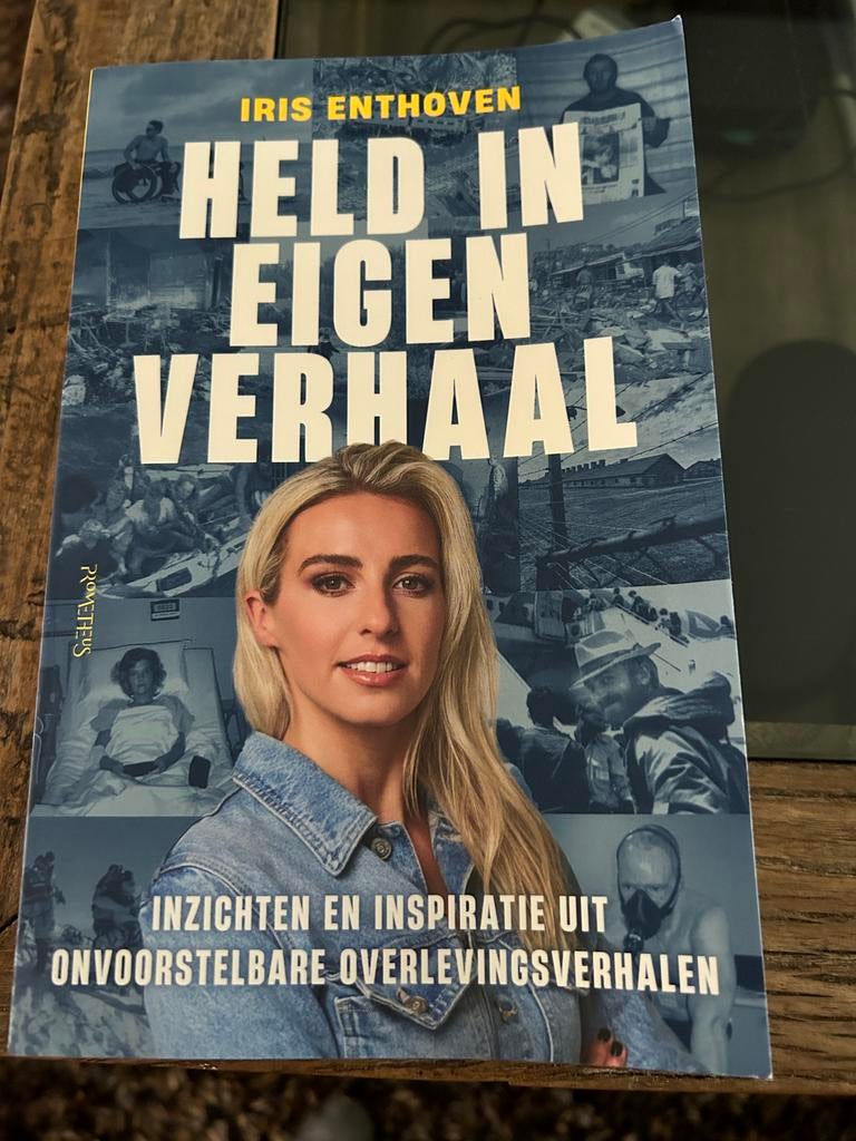 Held in eigen verhaal - Iris Enthoven (1x gebruikt), Ophalen, Zo goed als nieuw