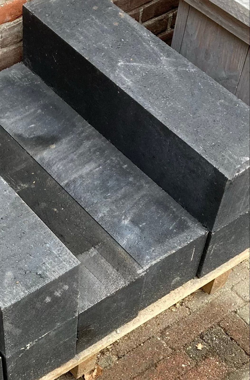 Antraciet palissaden 15x15x60 cm, Tuin en Terras, Ophalen, Nieuw, Overige typen