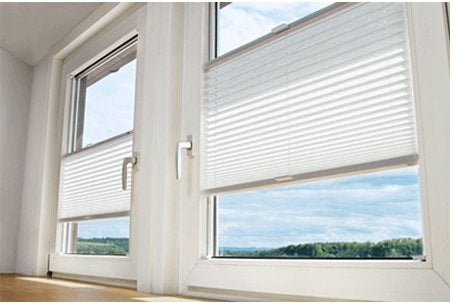 Veneta Plissé / Dupli gordijn Energy "Ice White" 650x1205 mm, Huis en Inrichting, Overige merken, Wit, Overige materialen, Inclusief montageonderdelen