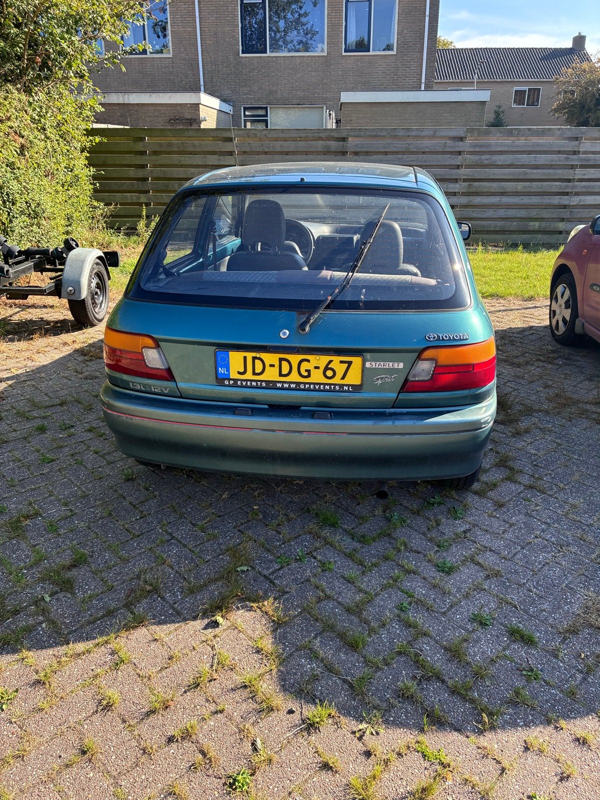 Toyota Starlet 1.3 XLI 12V E2 1994 Groen, 4 cilinders, Origineel Nederlands, Handgeschakeld, Particulier