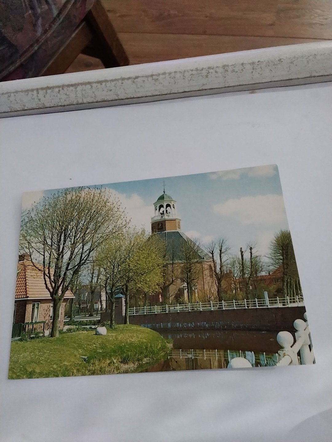 Oude Ansichtkaart St. Annaparochie, Ned. Herv. Kerk, Ophalen of Verzenden, 1960 tot 1980, Ongelopen, Friesland