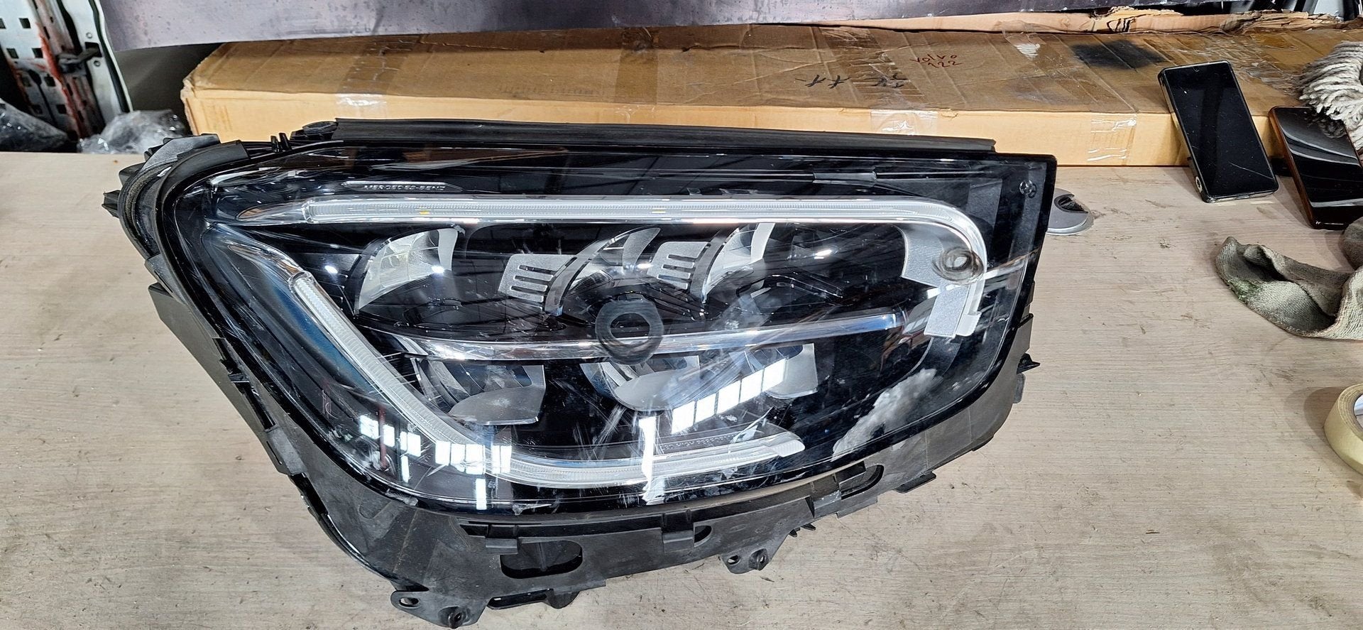 mercedes-benz glc x253 c253  koplamp, Gebruikt, -, -, Ophalen of Verzenden
