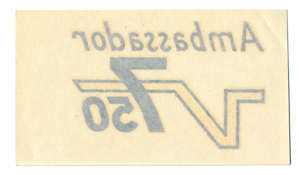Moto Guzzi V7 750 Ambassador side panel MODEL sticker new, Ophalen of Verzenden, Nieuw, Auto of Motor