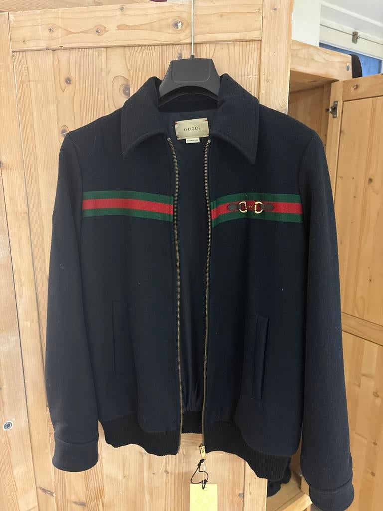 Origineel Gucci Jasje met Kaartje - Zo Goed als Nieuw, Ophalen of Verzenden, Nieuw, Maat 34 (XS) of kleiner, Zwart