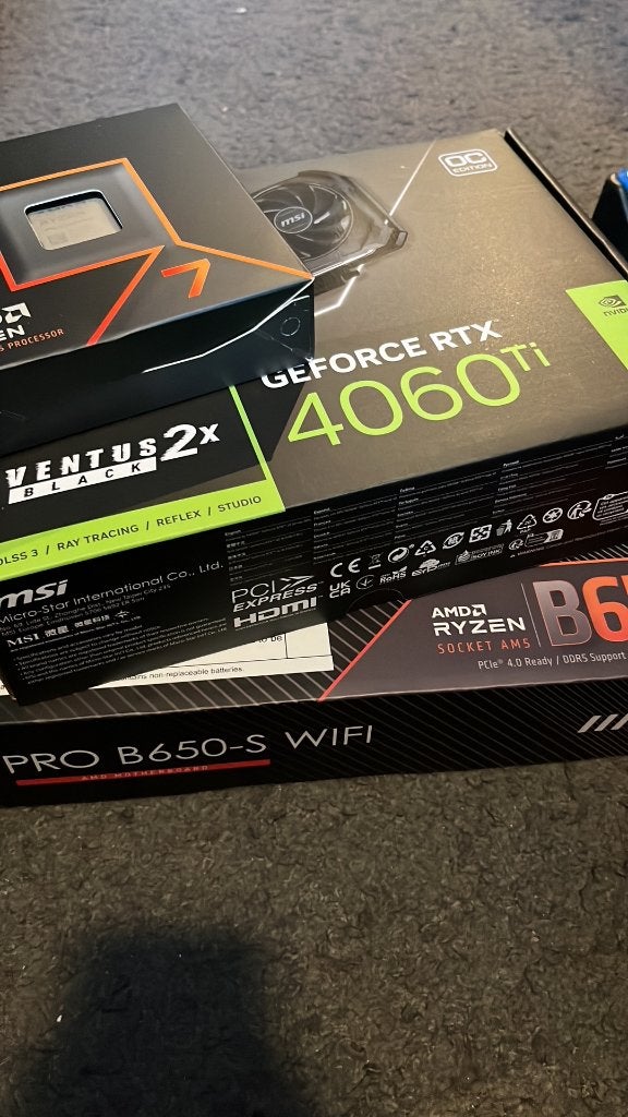 Gaming/Workstation PC Ryzen 7 9700X, 4060 Ti, 64GB DDR5, 3TB, Ophalen, 64 GB of meer, Zo goed als nieuw, Gaming