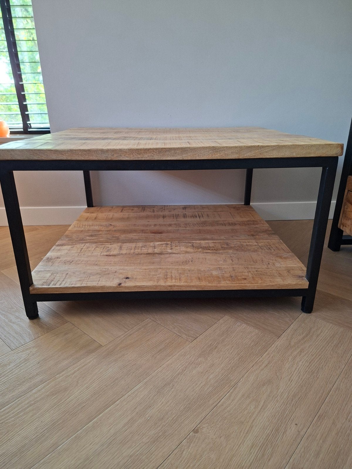 Mooie Mango houten salon of bijzet tafel te koop, Ophalen, 50 tot 100 cm, Rond, Nieuw