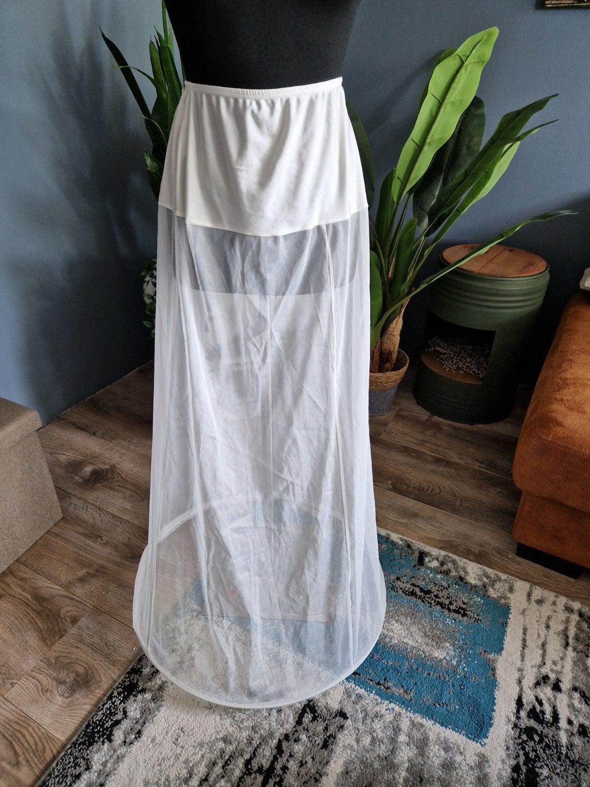 Hoepelrok Bianco Evento maat 48/4XL, omtrek 190cm, Kleding | Dames, Wit, Bianco Evento, Ophalen of Verzenden, Zo goed als nieuw