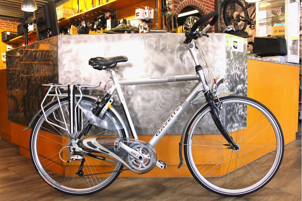 Nette gebruikte Gazelle Superieur Lite  herenfiets 57cm, 28 inch, Gebruikt, Vering, Niet ingevuld