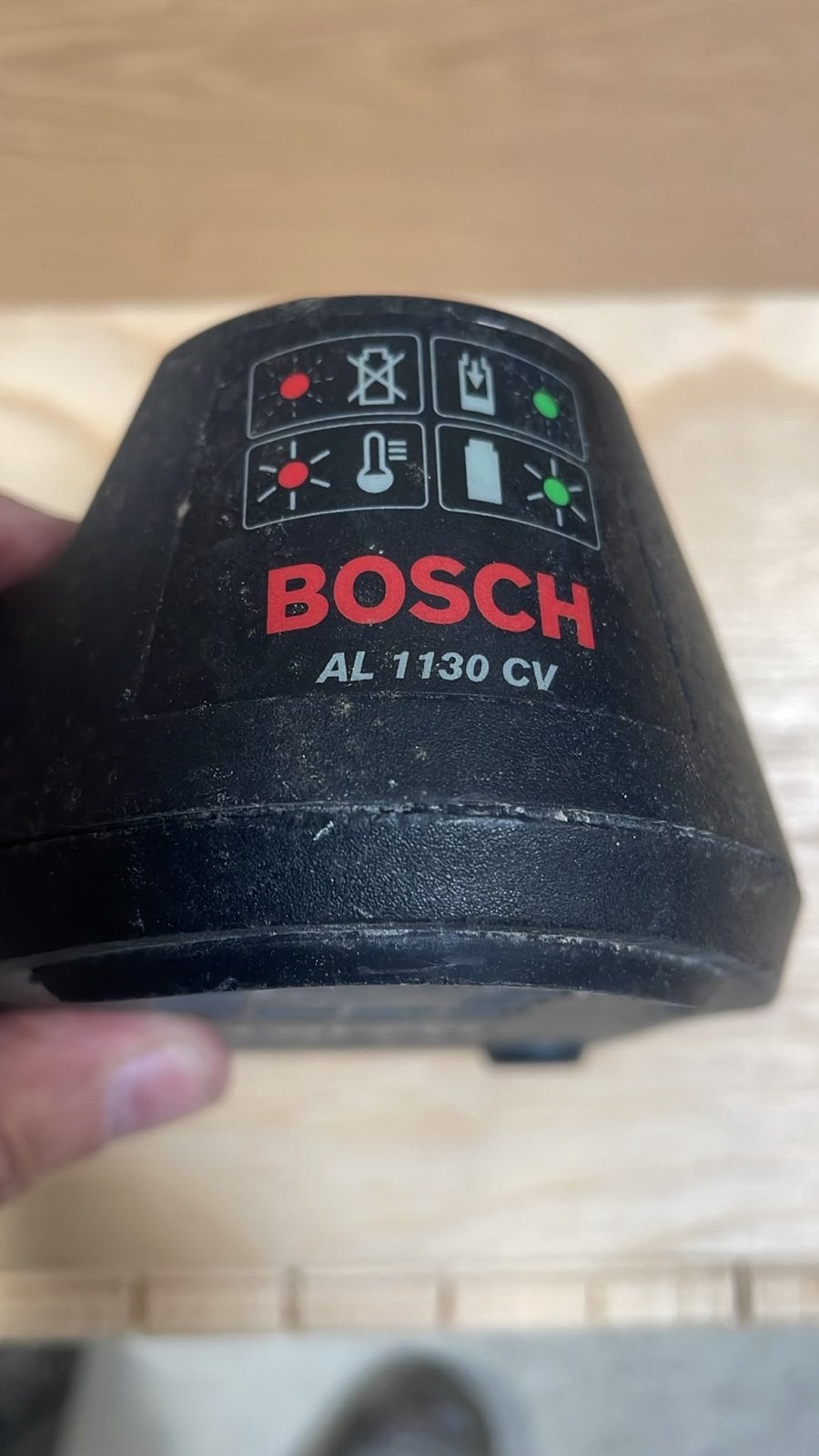 Bosch AL 1130 CV acculader, Ophalen, Gebruikt