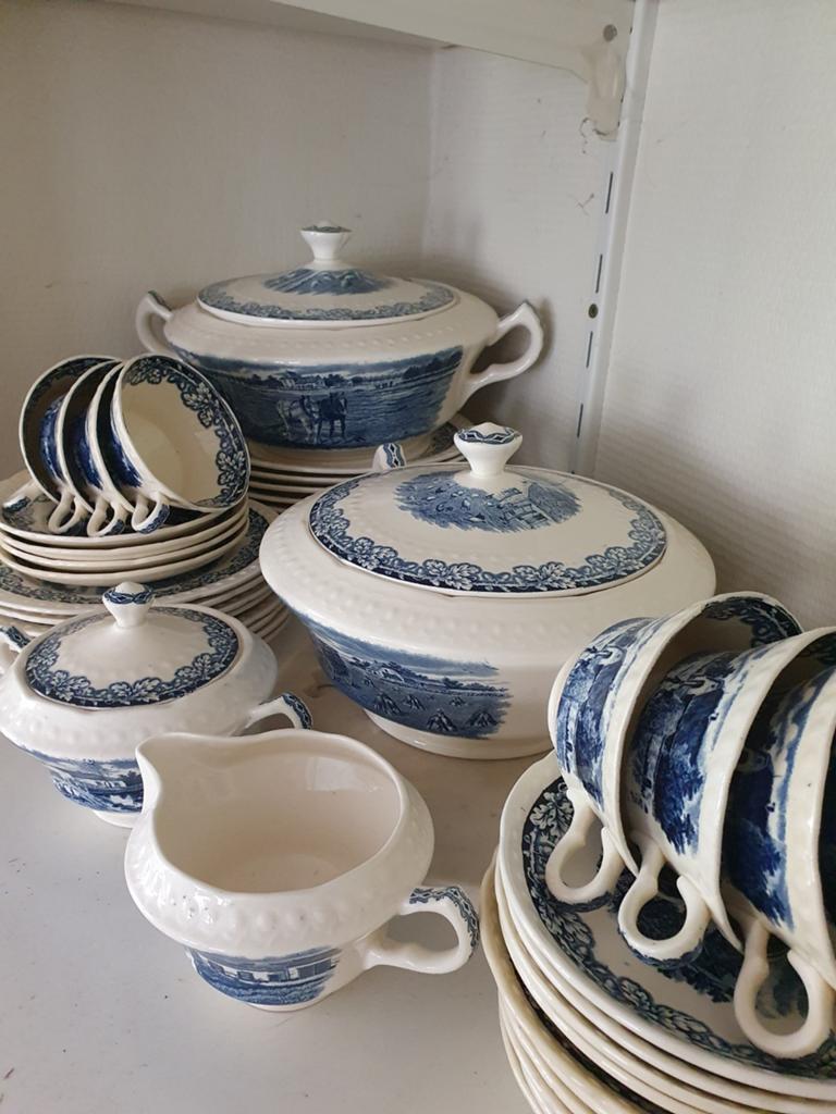 Boerenhoeve servies Société Ceramique, Ophalen