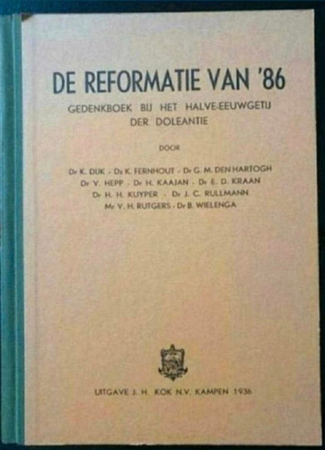 Reformatie van "86. Gedenkboek/ Halve-eeuwgetij Doleantie, Boeken, Ophalen of Verzenden, Gelezen, Diverse auteurs