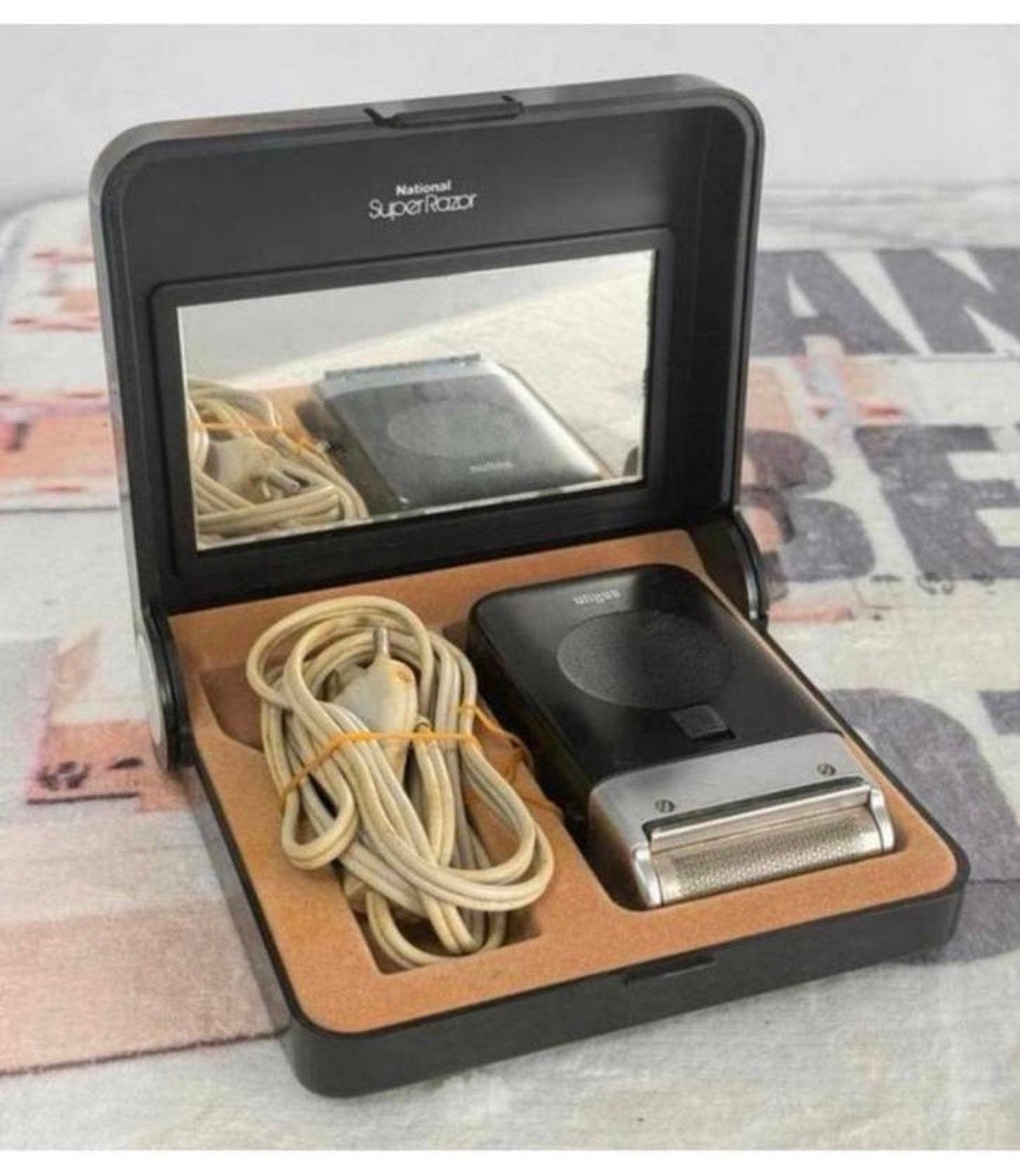 1960-1970 vintage BrAun super razor national scheerapparaat, Tondeuse, Ophalen of Verzenden, Zo goed als nieuw, H