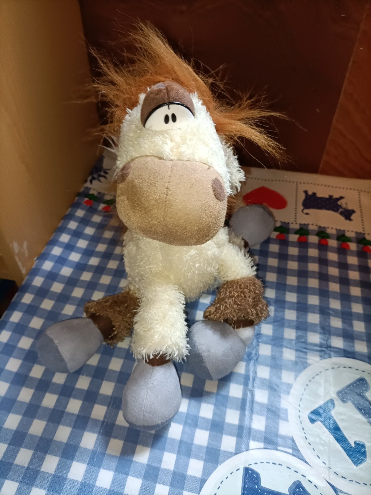 Paard knuffel 28 cm groot diddl, Kinderen en Baby's, Speelgoed | Knuffels en Pluche, Ophalen of Verzenden, Zo goed als nieuw