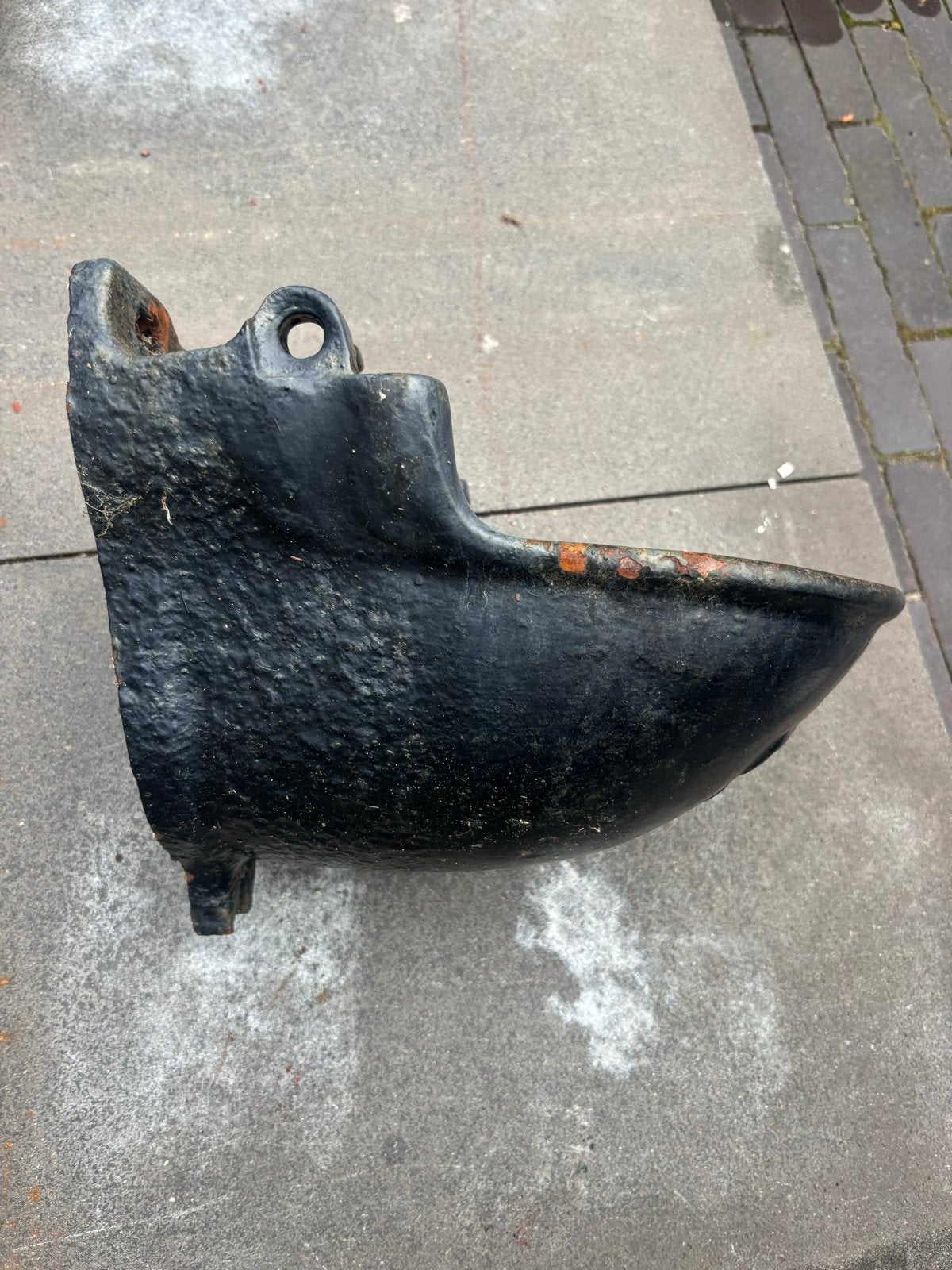 Drinkbak, plantenbak van staal, Dieren en Toebehoren, Ophalen, Gebruikt