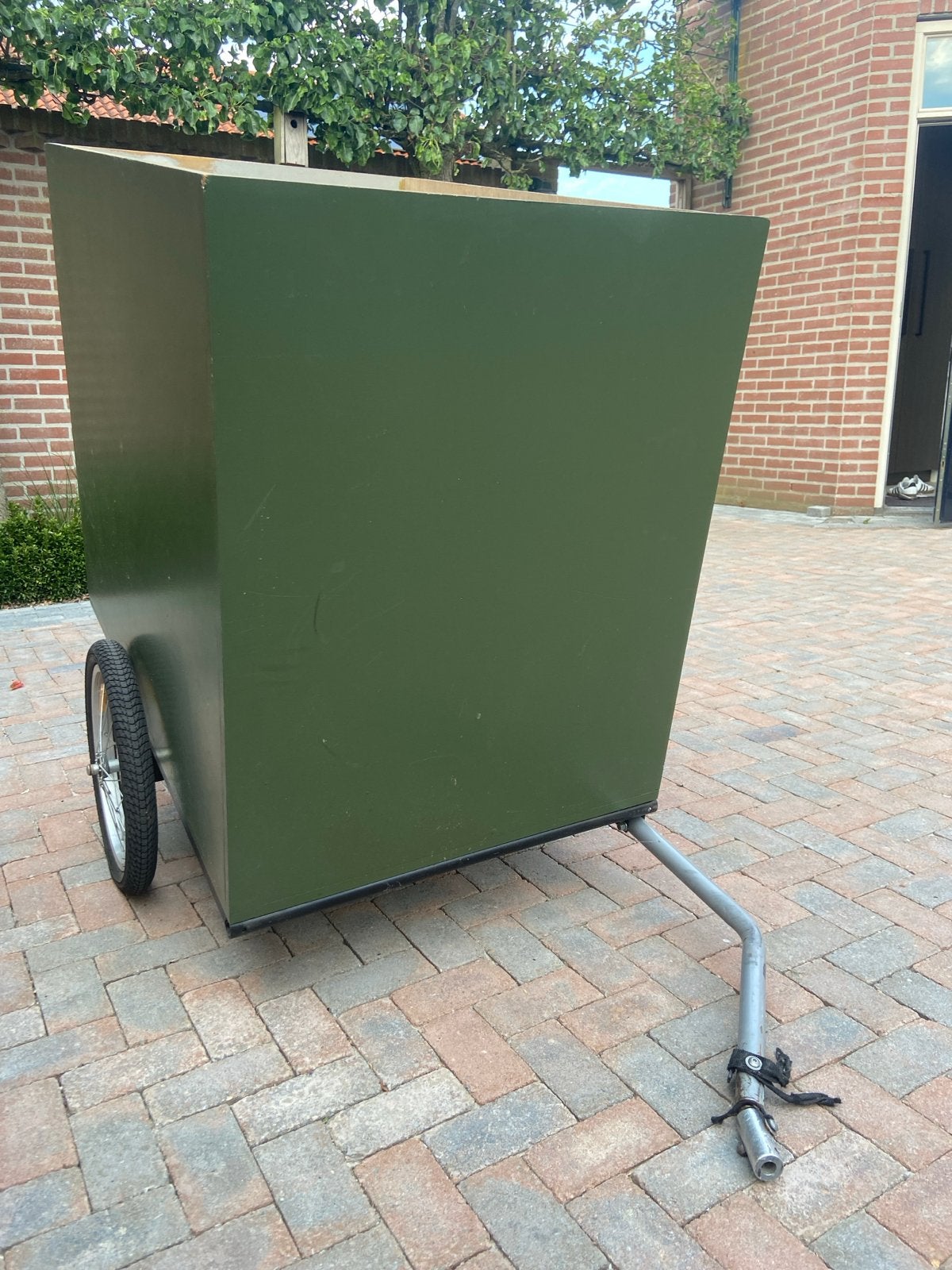 Stevige bagagekar voor fiets - Groen, Ophalen, Gebruikt, Bagagekar, 40 tot 60 kg