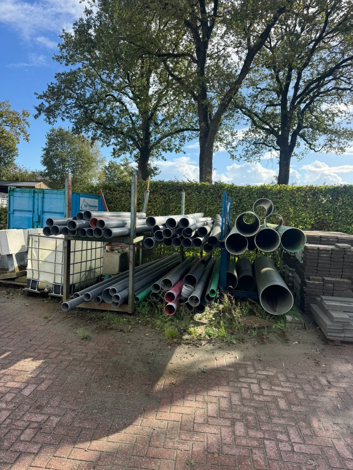Partij pvc, Ophalen, Zo goed als nieuw, Kunststof
