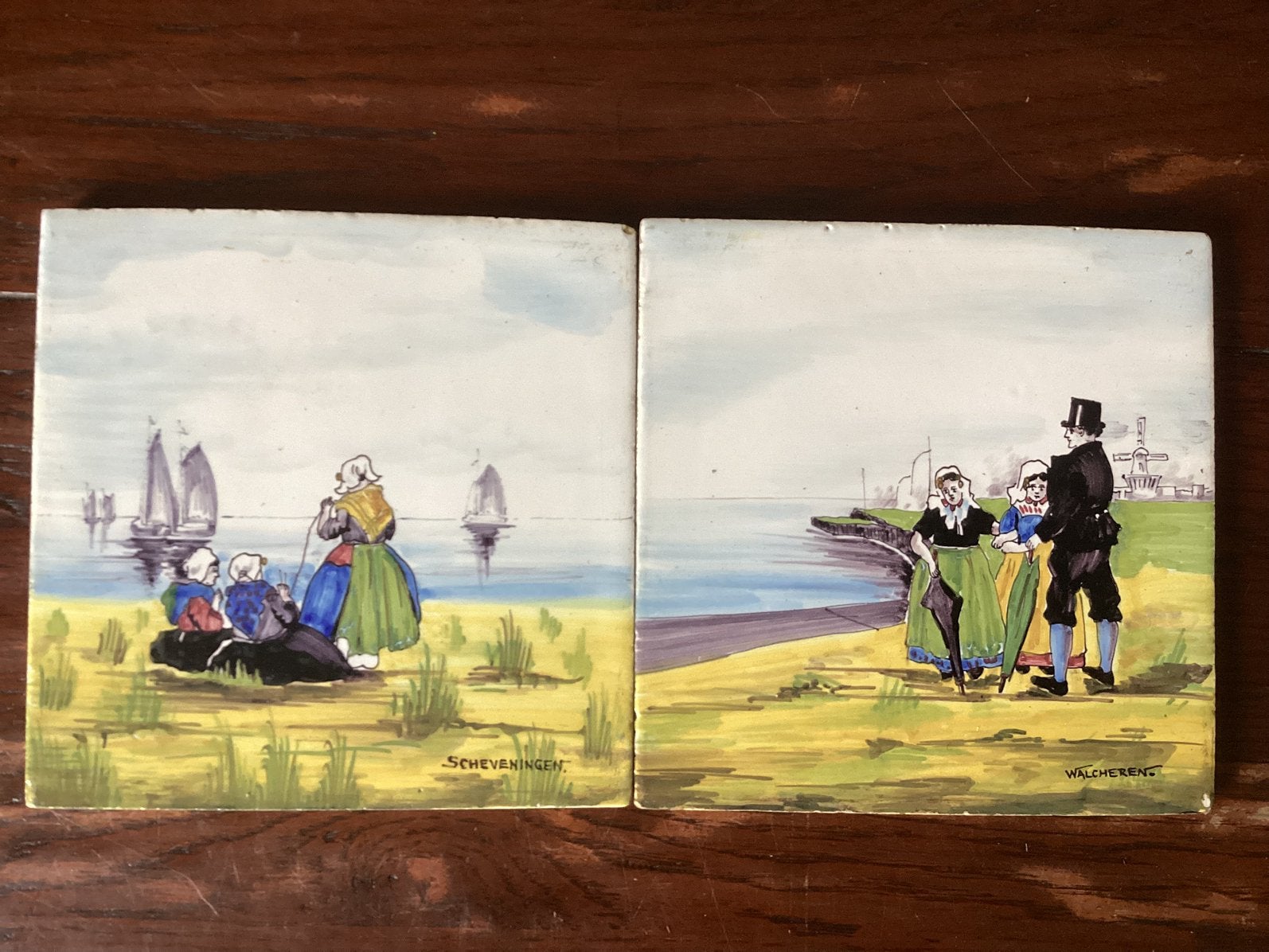 Antieke tegeltjes, Ophalen of Verzenden