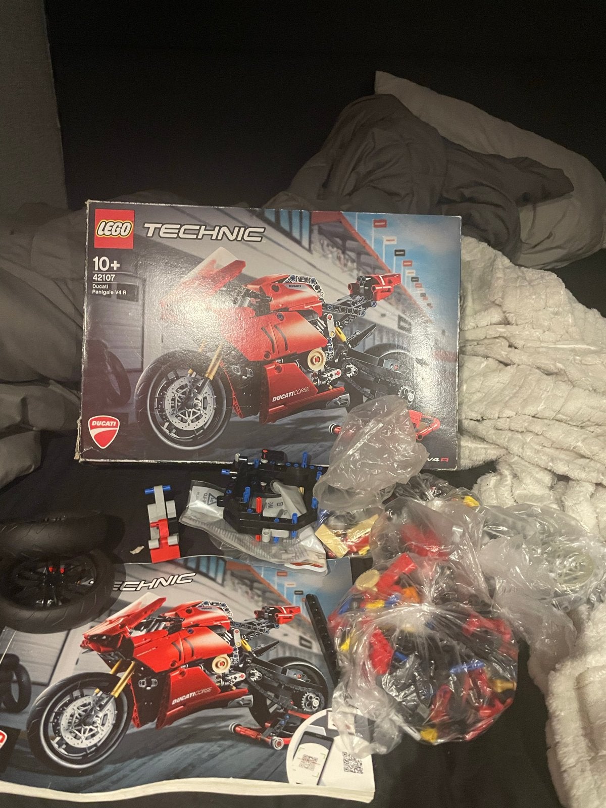 LEGO Technic Ducati Panigale V4 R - Zo goed als nieuw, Ophalen, Zo goed als nieuw, Overige merken