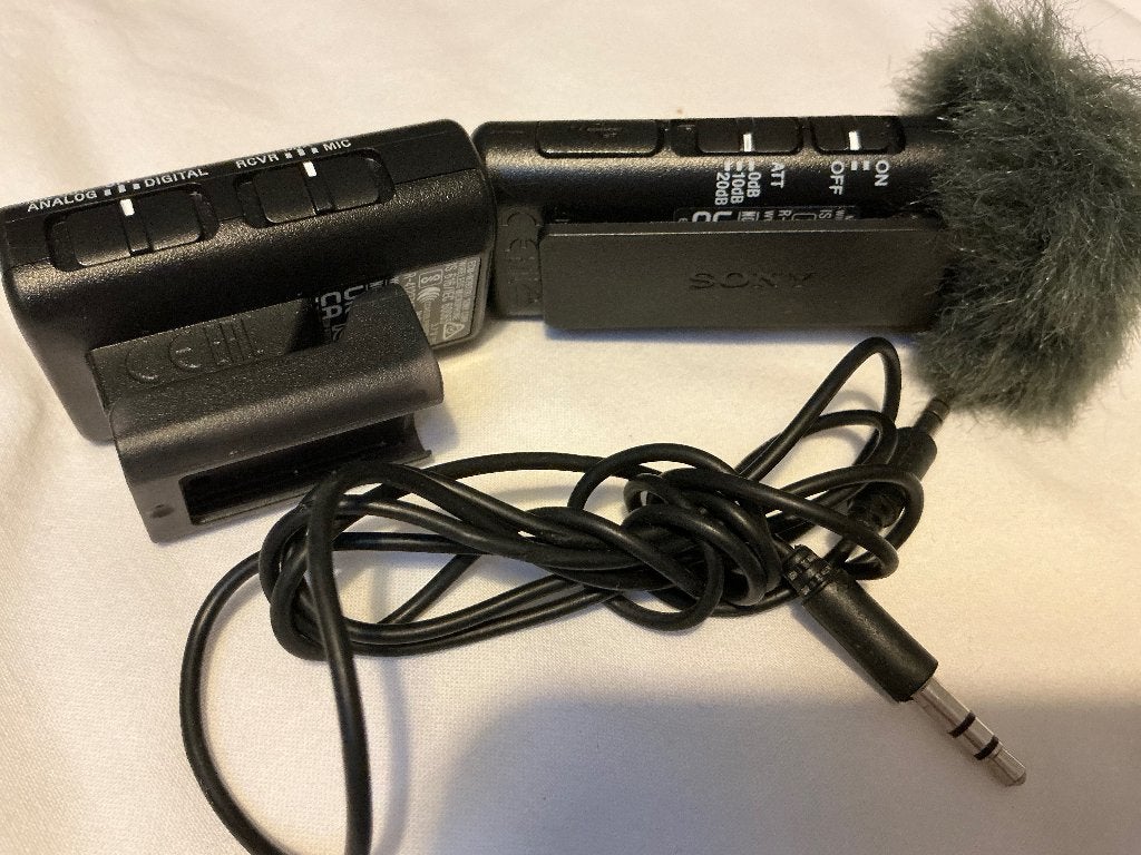 SONY draadloze microfoon, Ophalen of Verzenden, Zo goed als nieuw, Sony