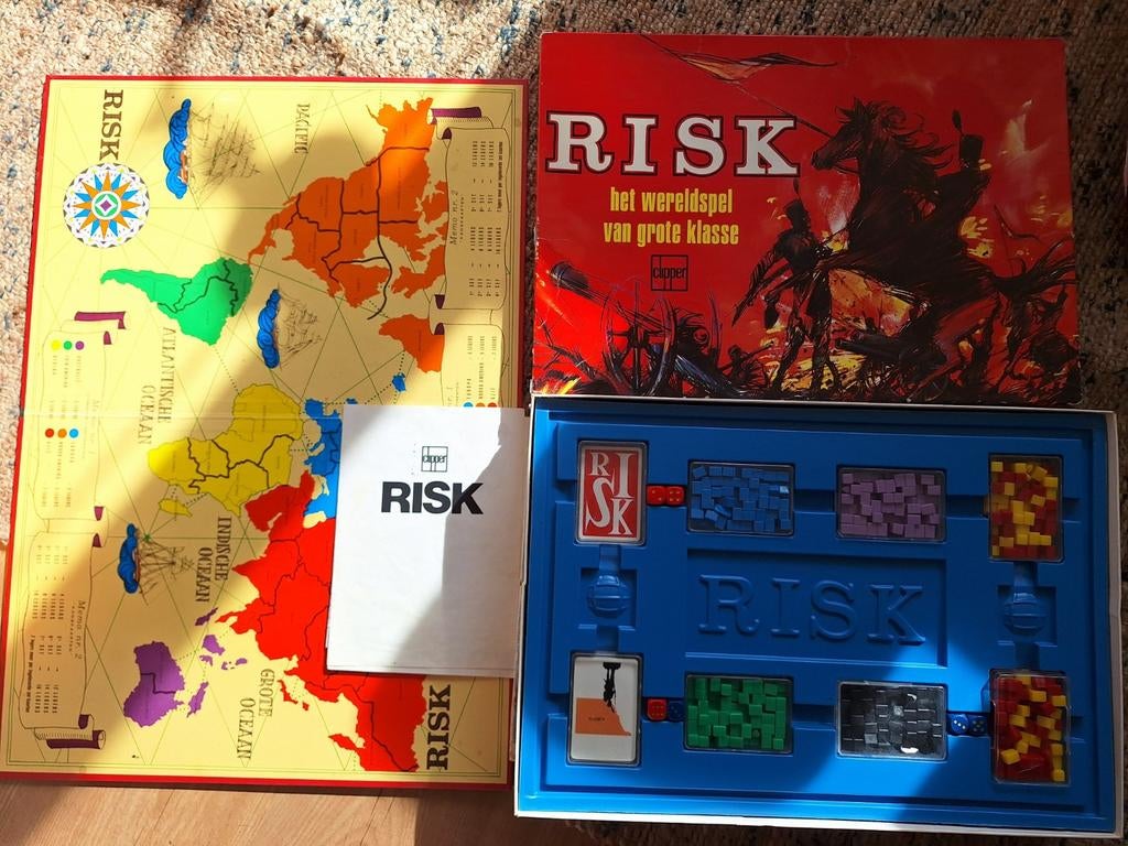 Risk: Het Wereldspel van Grote Klasse - Klassiek Bordspel, Vijf spelers of meer, Ophalen of Verzenden, Gebruikt, Clipper
