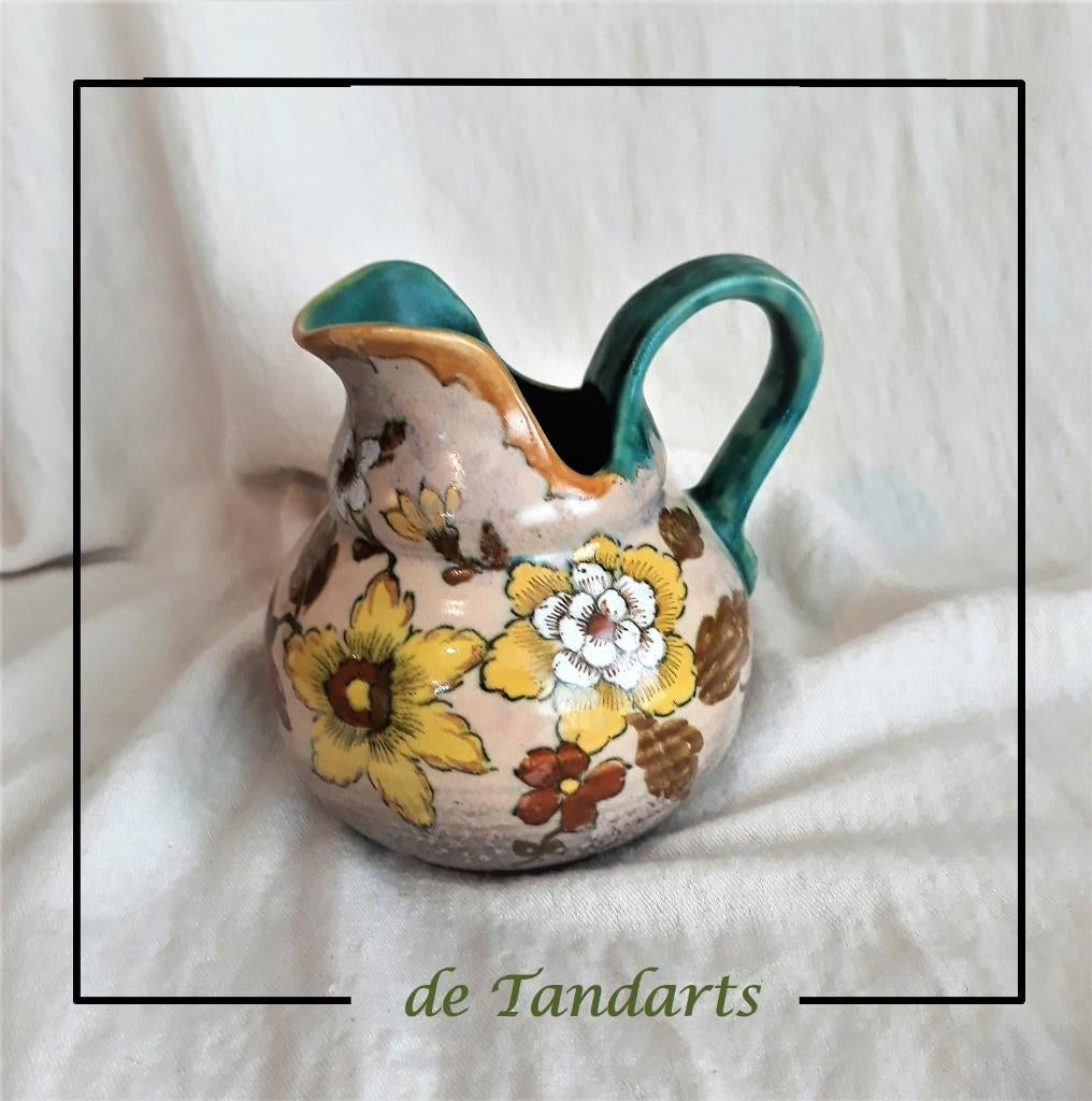 Gouda Plateel – DENA 547  #  14,5 cm – HANDBESCHILDERD!, Ophalen of Verzenden