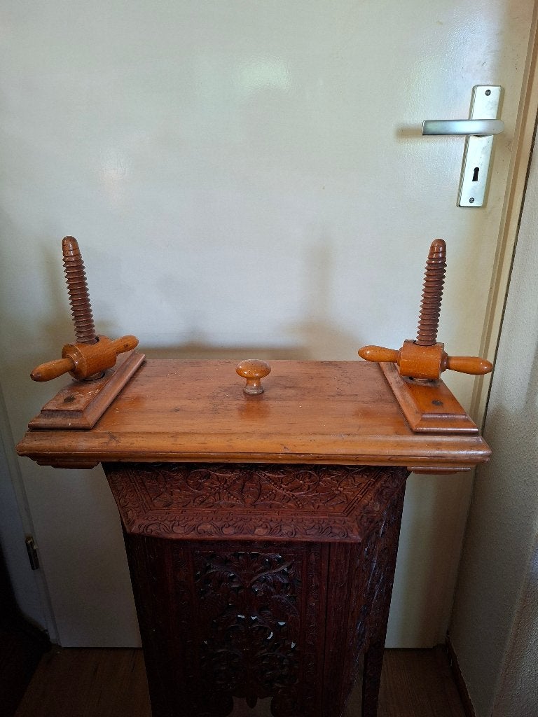 Antieke houten boekenpers, Antiek en Kunst, Ophalen