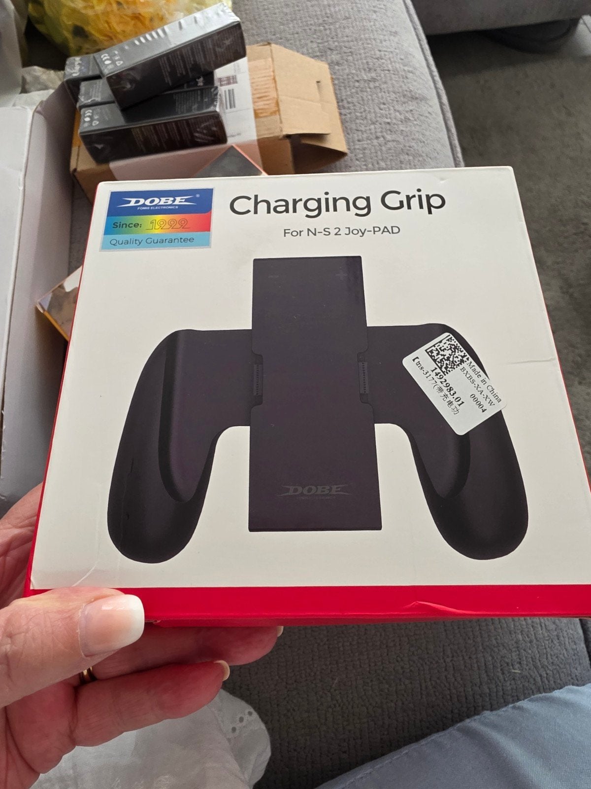 Dobe Charging Grip voor Nintendo Switch Joy-Cons, Ophalen, Nieuw