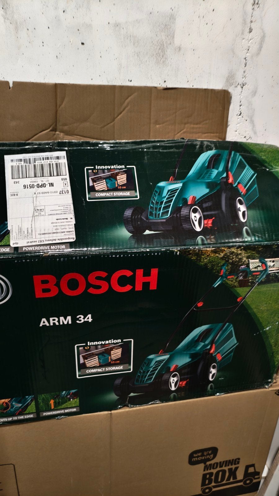 Bosch ARM 34 Elektrische Grasmaaier - Nieuw in Doos, Cirkelmaaier, Elektrische grasmaaier, Nieuw, Ophalen of Verzenden