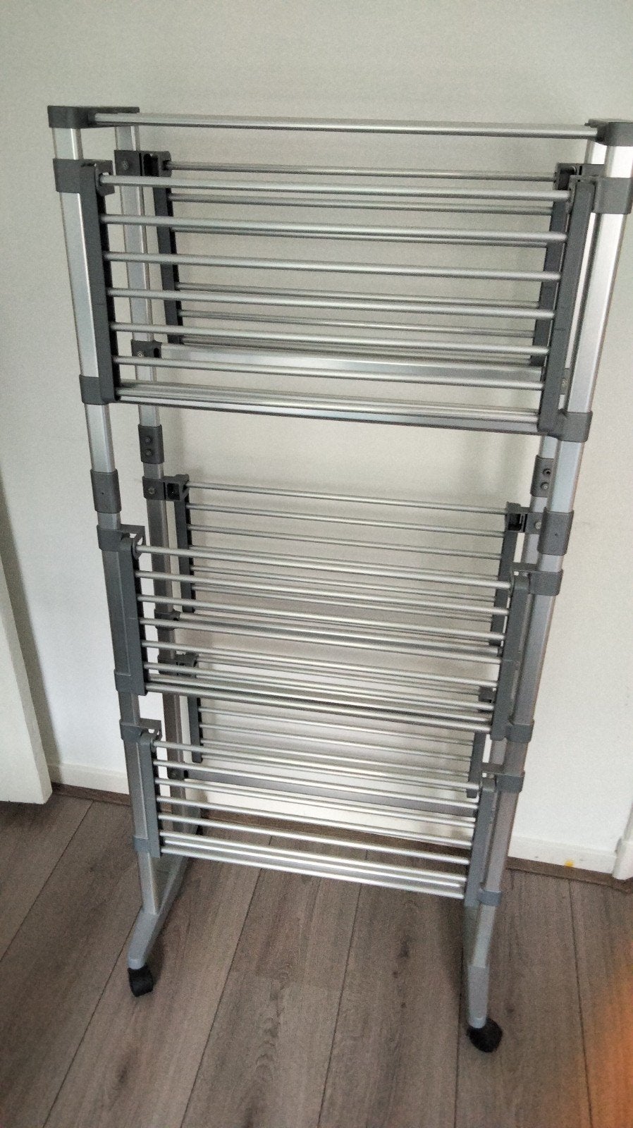 Verrijdbaar Wasrek - Droogrek met 3 lagen, Tuin en Terras, Ophalen, Wasrek